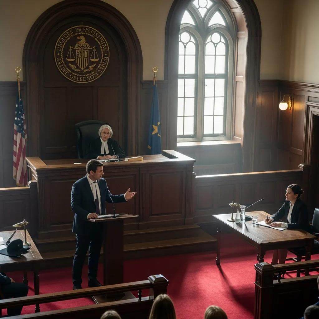 Indicted in Toronto: What It Means, the Process, and Your Legal Options 3 Courtroom scene at a bail hearing with counsel and judge