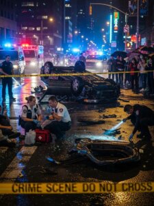 Driving At or Over 80/0.08 19 car accident scene in toronto highlighting the seriousness of hit and run charges fefb f ff b fdadcc