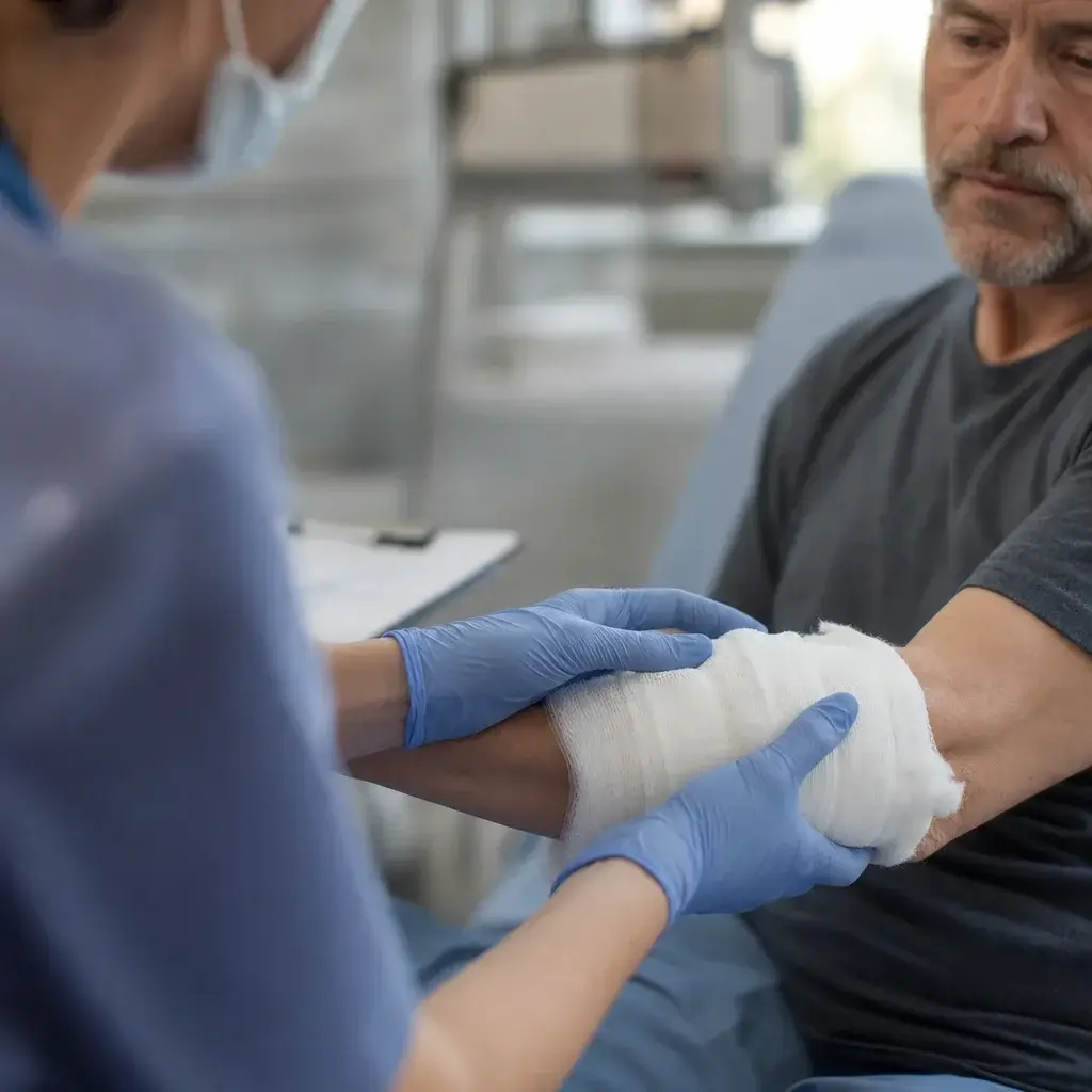 Assault, Bodily Harm & Aggravated Assault in Canada: Charges, Proof & Sentences 2 A non-graphic medical scene suggesting a serious injury consistent with aggravated assault.